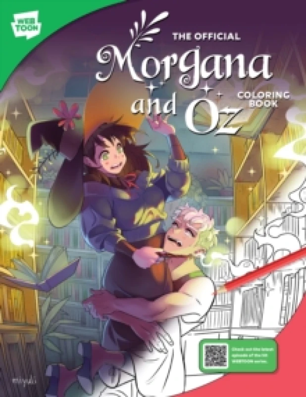 Image of The Official Morgana and Oz Coloring Book. Paperback. By Miyuli, WEBTOON Entertainment, Walter Foster Creative Team Books