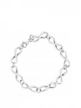 Image of Simply Silver Infinity Link Bracelet
