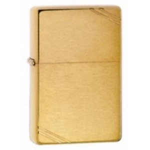 Image of Zippo Vintage Brushed Brass Windproof Lighter