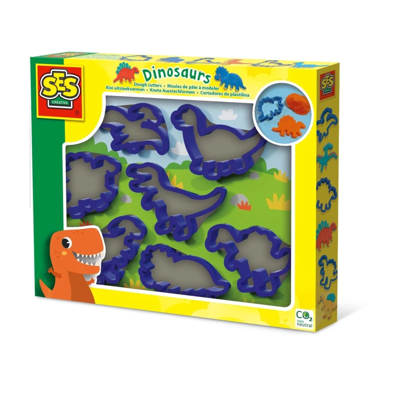 Image of SES Creative Dough Cutters - Dinos Multi unisex One Size