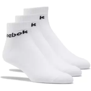 Image of Reebok Ankle Sck 3pk 99 - White