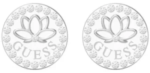 Image of Guess UBE01346RH Womens Lotus Crystal Set Stainless Steel Jewellery