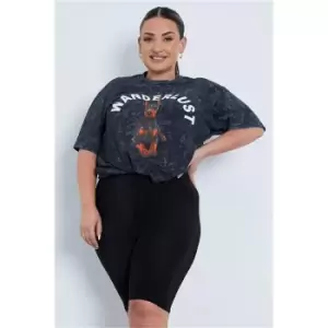 Image of I Saw It First Black Slinky Cycling Shorts - Black