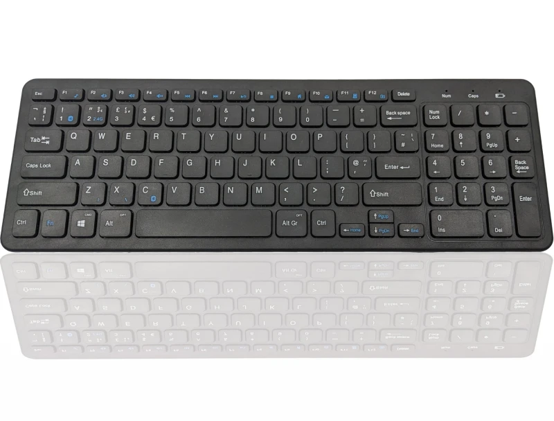 Image of Accuratus KYB-WHEAT-BTRFBK keyboard Universal RF Wireless + Bluetooth