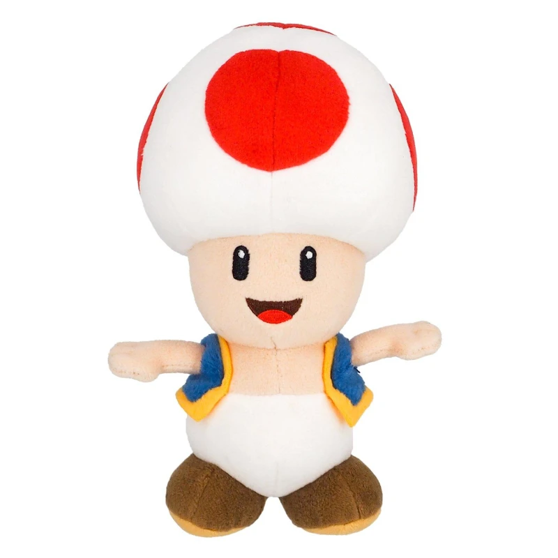 Image of Super Mario Toad Plush - None None One Size