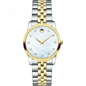 Image of Ladies Movado Museum Classic Diamond Watch