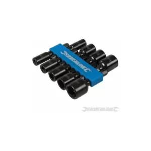 Image of Silverline Magnetic Nut Driver Set 9pce 5 x 12mm 855189