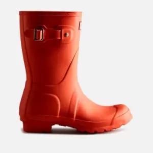 Image of Hunter Womens Original Short Wellies - Sun cup Orange - UK 6