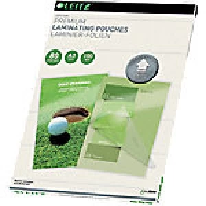 Image of Leitz Laminating Pouches Glossy 2 x 80 (160 Micron) A3 100 Pieces