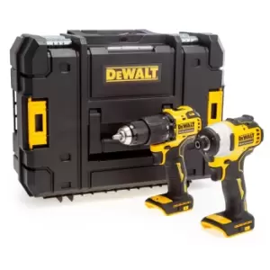 Image of DEWALT DCK2062T 18V XR Combi Drill & Impact Driver Twin Pack (Body Only) in TSTA