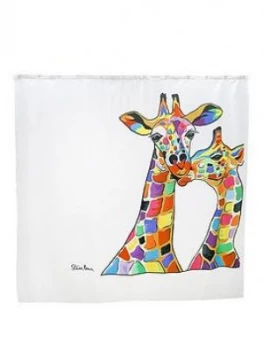 Image of Croydex Steven Brown Francie And Josie Mczoo Shower Curtain