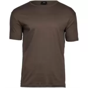 Image of Tee Jays Mens Interlock T-Shirt (S) (Chocolate Brown)