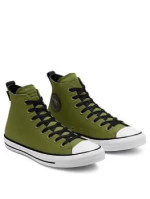 Image of Converse Chuck Taylor All Star Hi, Green, Size 8, Men