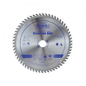 Image of Faithfull TCT Circular Saw Blade 254 x 30 mm x 60T