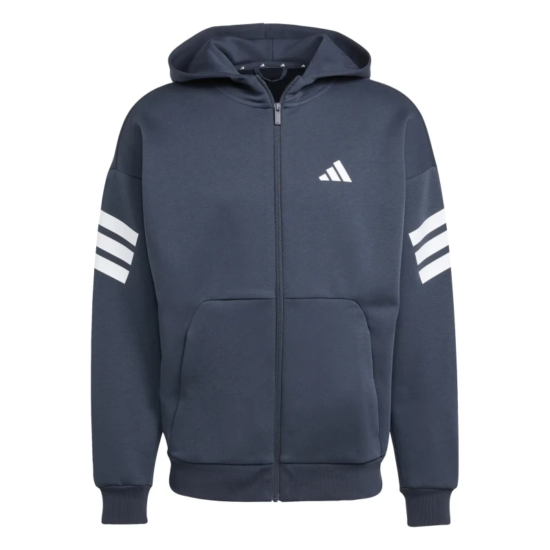 Image of Adidas Hooded sweatshirt adidas Future Icons 3-Stripes Bleu Male 2XL