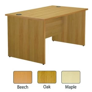 Image of Jemini Maple 1200mm Panel End Rectangular Desk KF838086