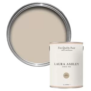 Image of Laura Ashley Soft Truffle Matt Emulsion Paint, 5L