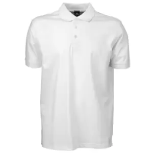 Image of Tee Jays Mens Luxury Stretch Short Sleeve Polo Shirt (S) (White)