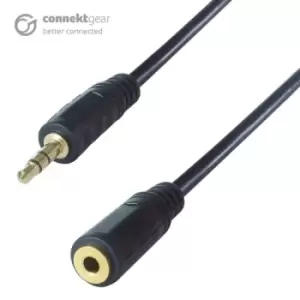 Image of CONNEkT Gear 2m 3.5mm Stereo Jack Audio Extension Cable - Male to...