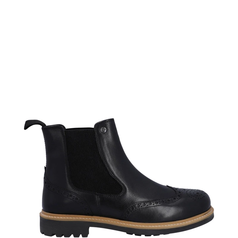 Image of Hunter Cawdor Brogue Dealer - Black 9