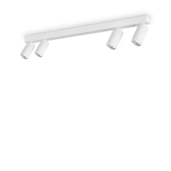 Image of Profilo 4 Light Ceiling Spotlight Bar White
