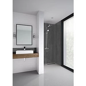 Image of Mermaid Elite Bomarzo Tongue & Groove Single Shower Panel 2420 x 1200mm