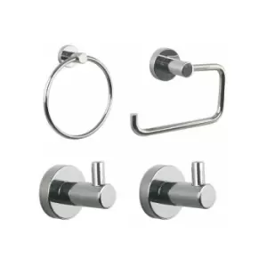 Image of Miller Bond 4 Piece Accessory Set - 8760C - Chrome