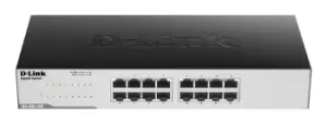 Image of D-Link GO-SW-16G Unmanaged L2 Gigabit Ethernet (10/100/1000) 1U Black