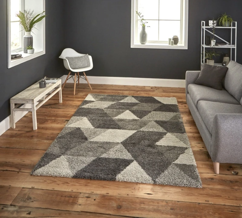 Image of THINK RUGS Think Rugs - Royal Nomadic 7611 Grey 120cm x 170cm Rectangle - Grey 31902
