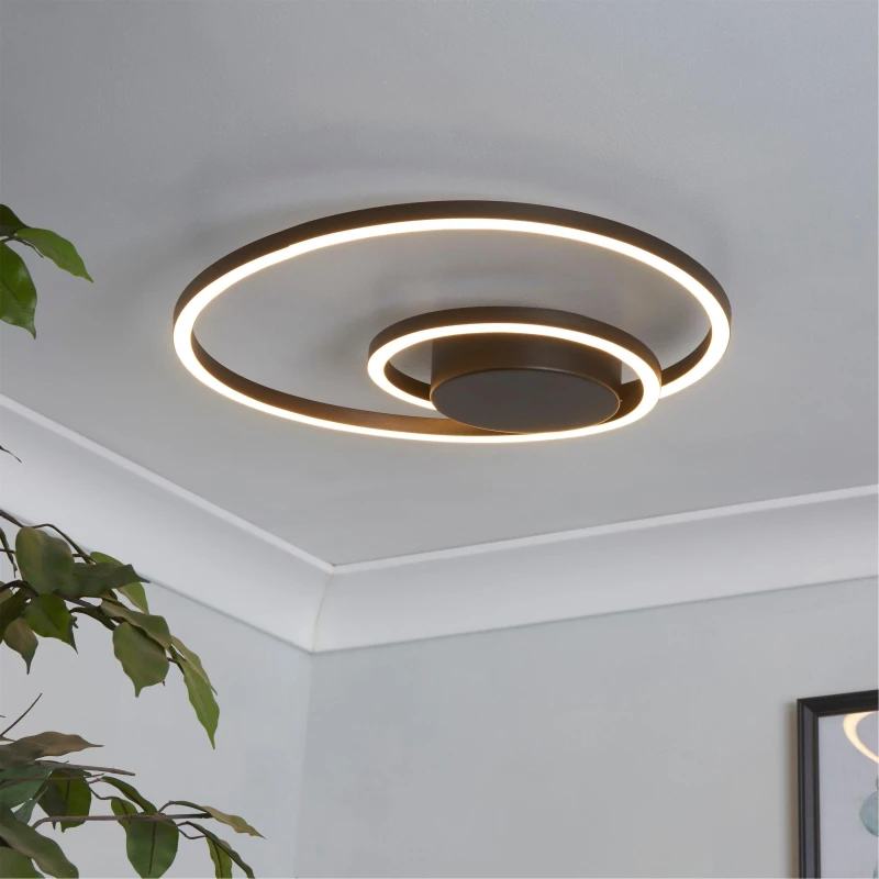 Image of Lighting Collection LED Ceiling Black unisex One Size