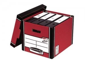 Image of Fellowes Premium Presto Tall Box Red PK10