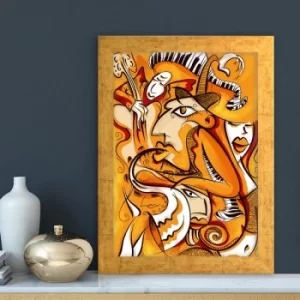 Image of AC150711482 Multicolor Decorative Framed MDF Painting