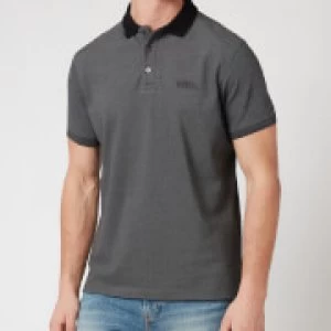 Image of Barbour International Mens Contrast Polo Shirt - Black - L