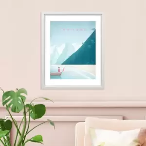 Image of The Art Group Thailand Framed Print Blue