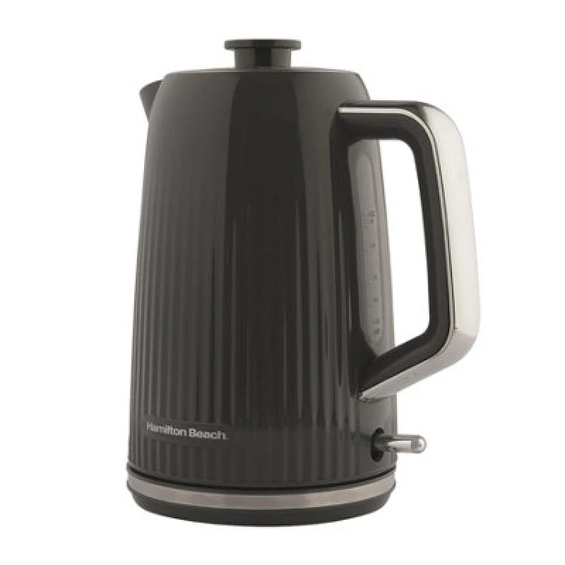 Image of Hamilton Beach Miami Electric Kettle 1.7L Charcoal Grey, Hb3023Ch