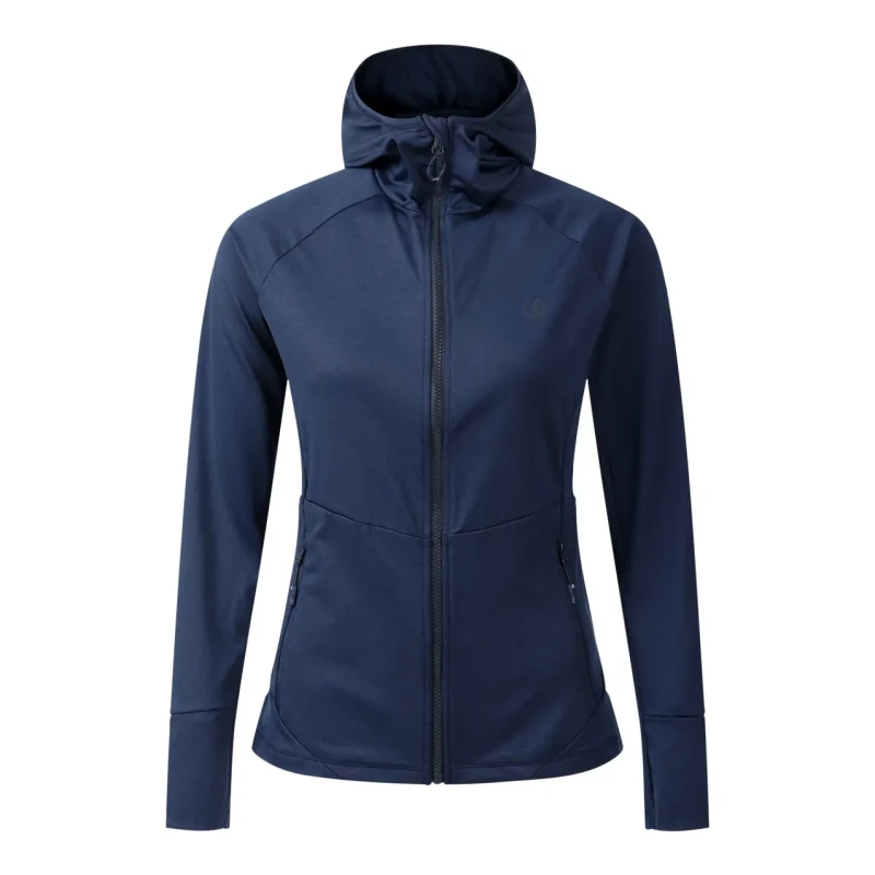 Image of Womens hooded jacket Dare 2B Nomadic Bleu Female 40
