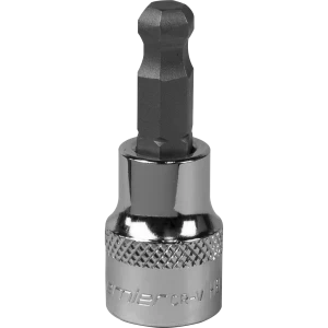 Image of Sealey 3/8" Drive Ball End Hexagon Socket Bit 3/8" 8mm
