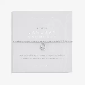 Image of Birthflower A Little 'January' Bracelet 5625