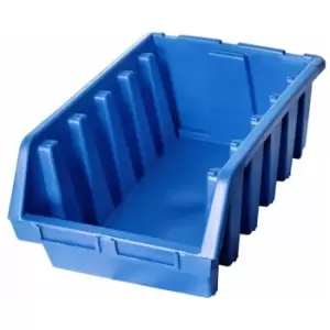 Image of Ergo xl+ Box Plastic Parts Storage Stacking 333x500x187mm - Colour Blue - Pack of 3