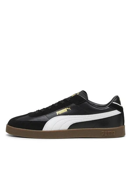Image of Puma Womens Gum Club Ii Era Sneakers 218995 UK Size 8 White/Black