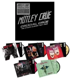 Image of Motley Crue Crucial Crue-The studio albums 1981-1989 CD multicolor