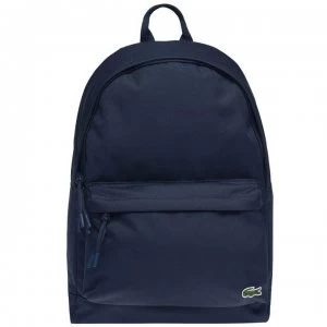 Image of Lacoste Lacoste Logo Backpack - Navy 992
