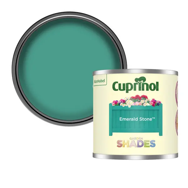 Image of Cuprinol Garden Shades Emerald Stone Tester - 125ml Green
