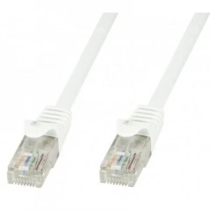 Image of Patch Cord RJ45 U/UTP CAT.6 White - 1 M Full Copper
