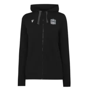 Image of Macron Glasgow Full Zip Hoody Ladies - Black