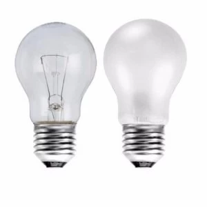 Image of Status 100W Edison Screw GLS Bulb - Opal - Single