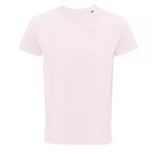Image of SOLS Mens Crusader Organic T-Shirt (L) (Pale Pink)