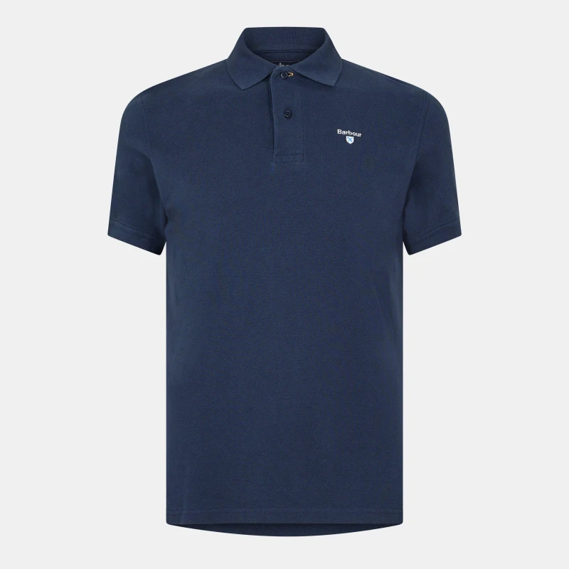 Image of Barbour Sports Polo Shirt - Blue Blue 2XL