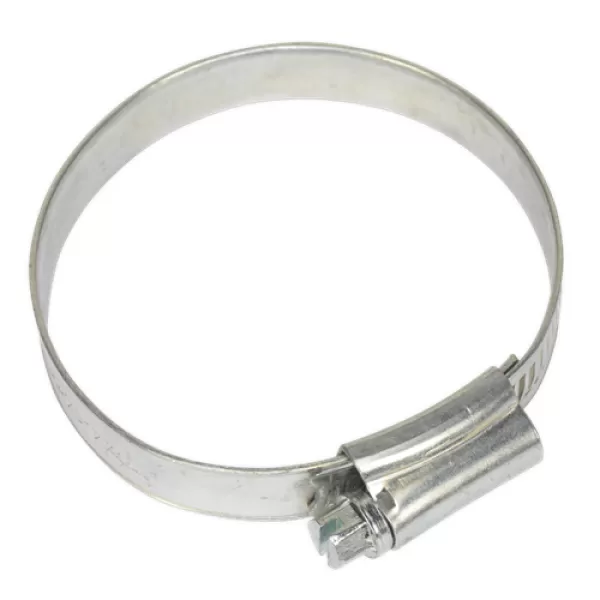 Image of Genuine SEALEY SHC2X Hose Clip Zinc Plated Ø44-64mm Pack of 20