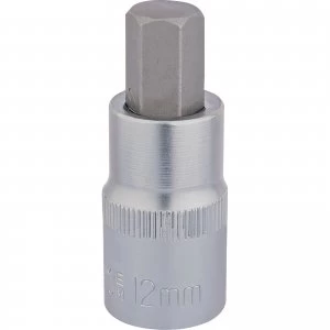 Image of Draper Expert 1/2" Drive Hexagon Socket Bit Metric 1/2" 12mm